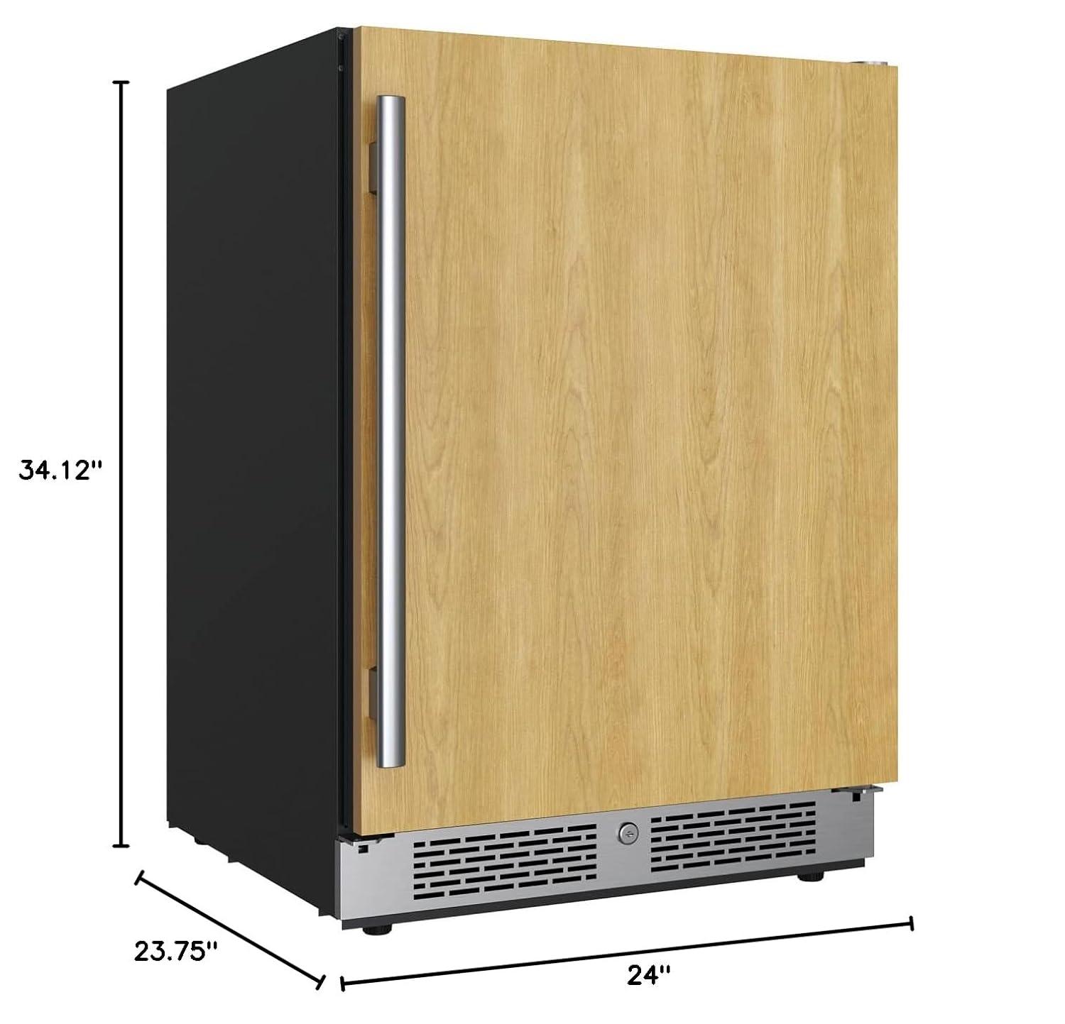 Avallon Abr242rh 24" Wide 140 Can Energy Efficient Beverage Center - Panel Ready Solid