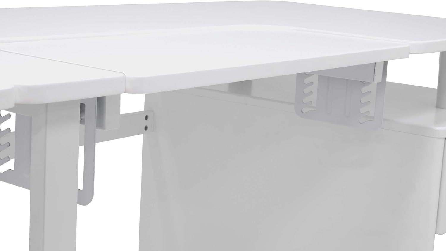 56.75'' x 23.75'' Sewing Table with Sewing Machine Platform