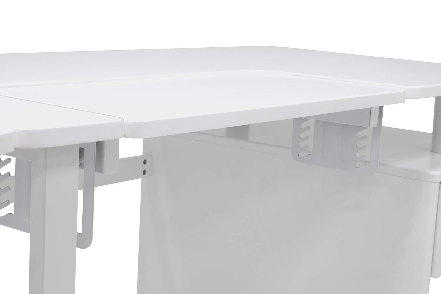 56.75'' x 23.75'' Sewing Table with Sewing Machine Platform