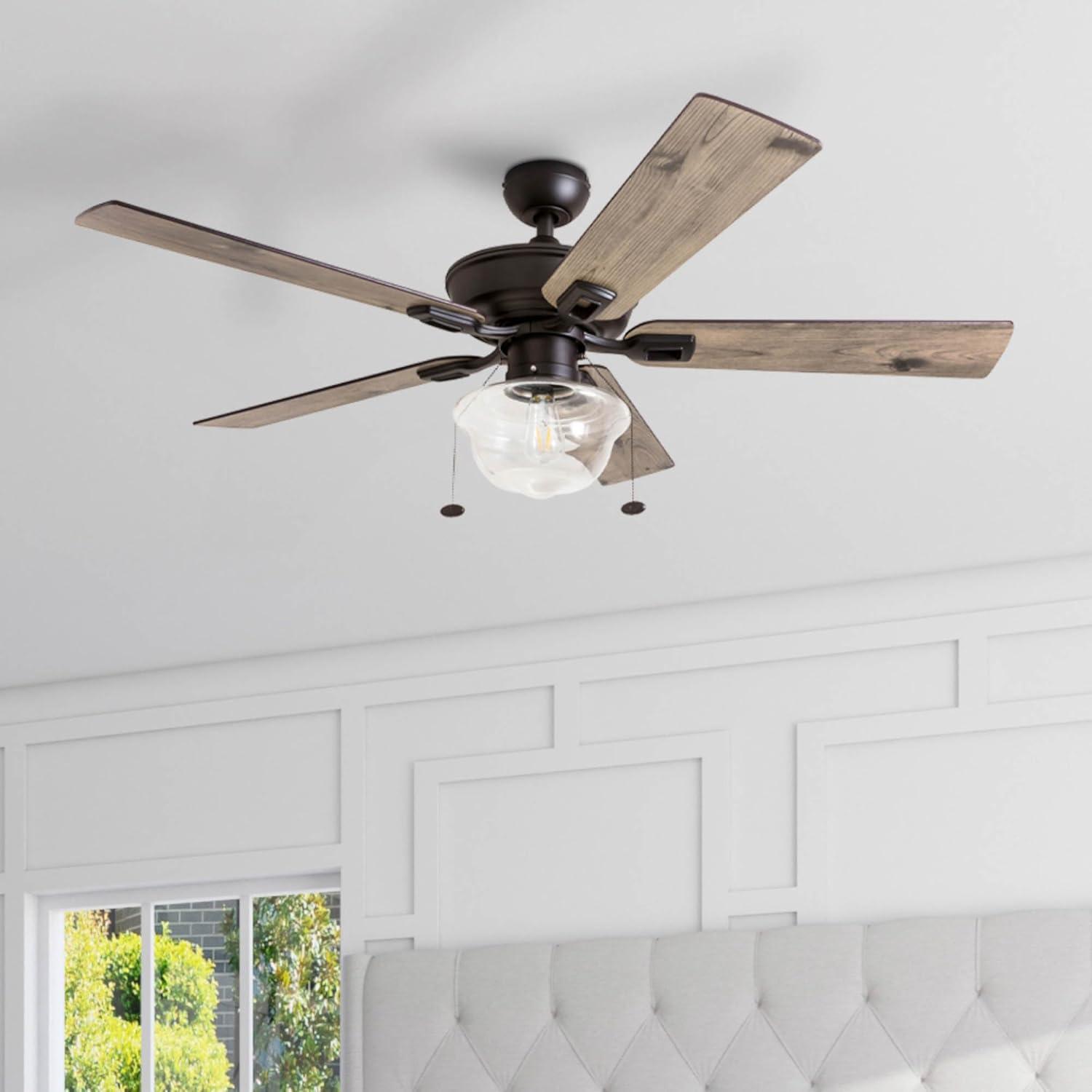 Prominence Home 52" Abner Indoor/Outdoor Bronze Ceiling Fan