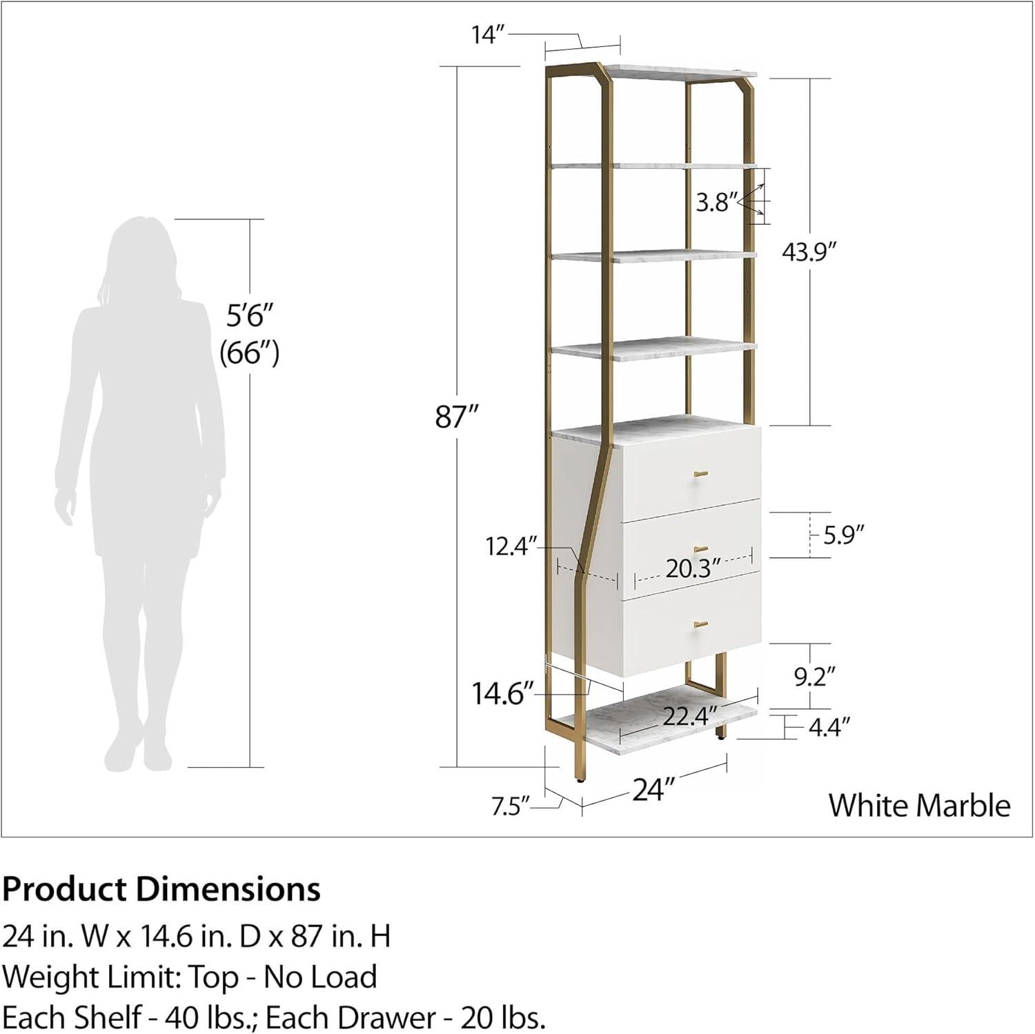 Gwyneth 72'' W Closet System Reach-In Sets