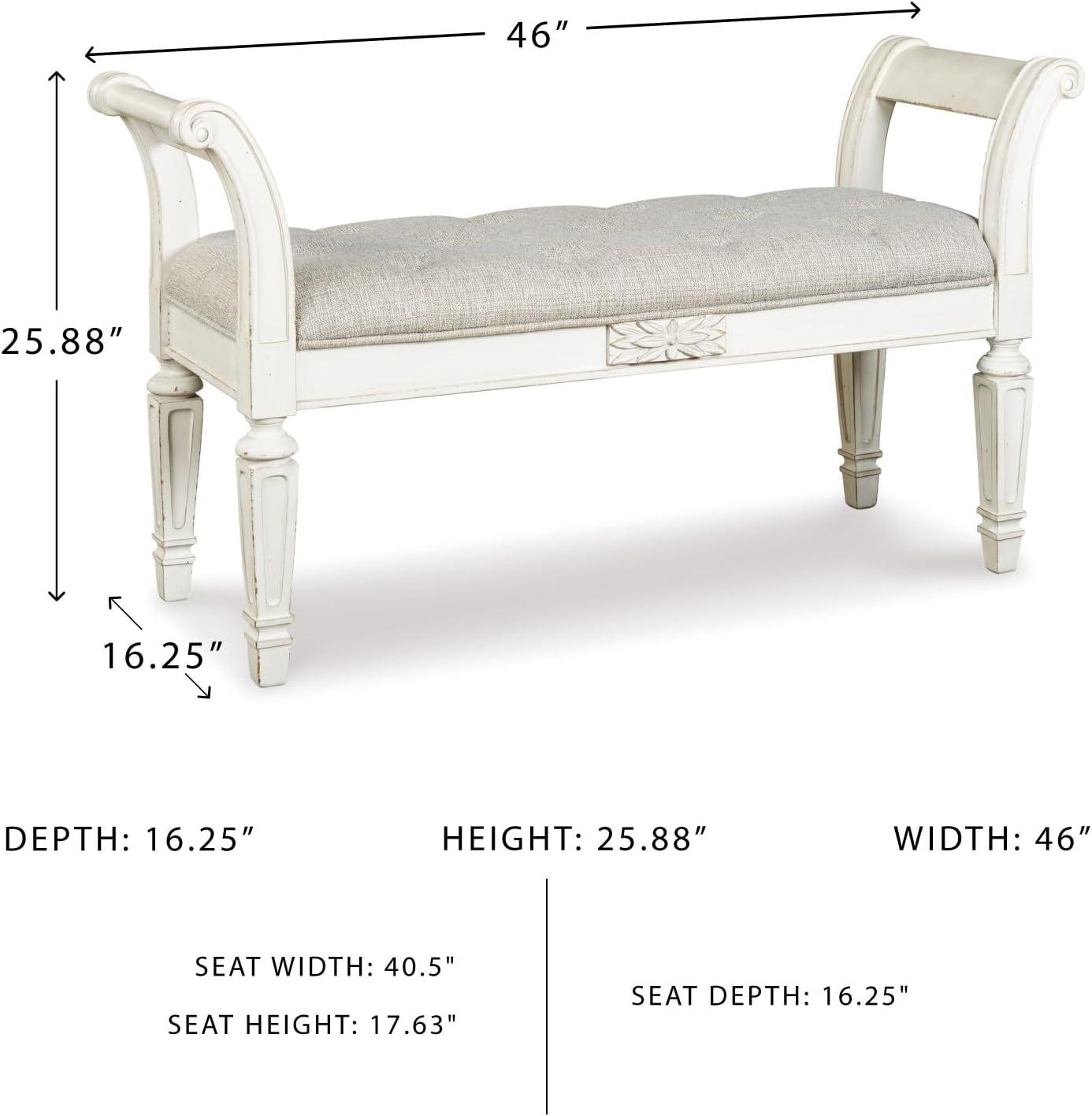 Kelly Clarkson Home Hayley Polyester Upholstered Bench