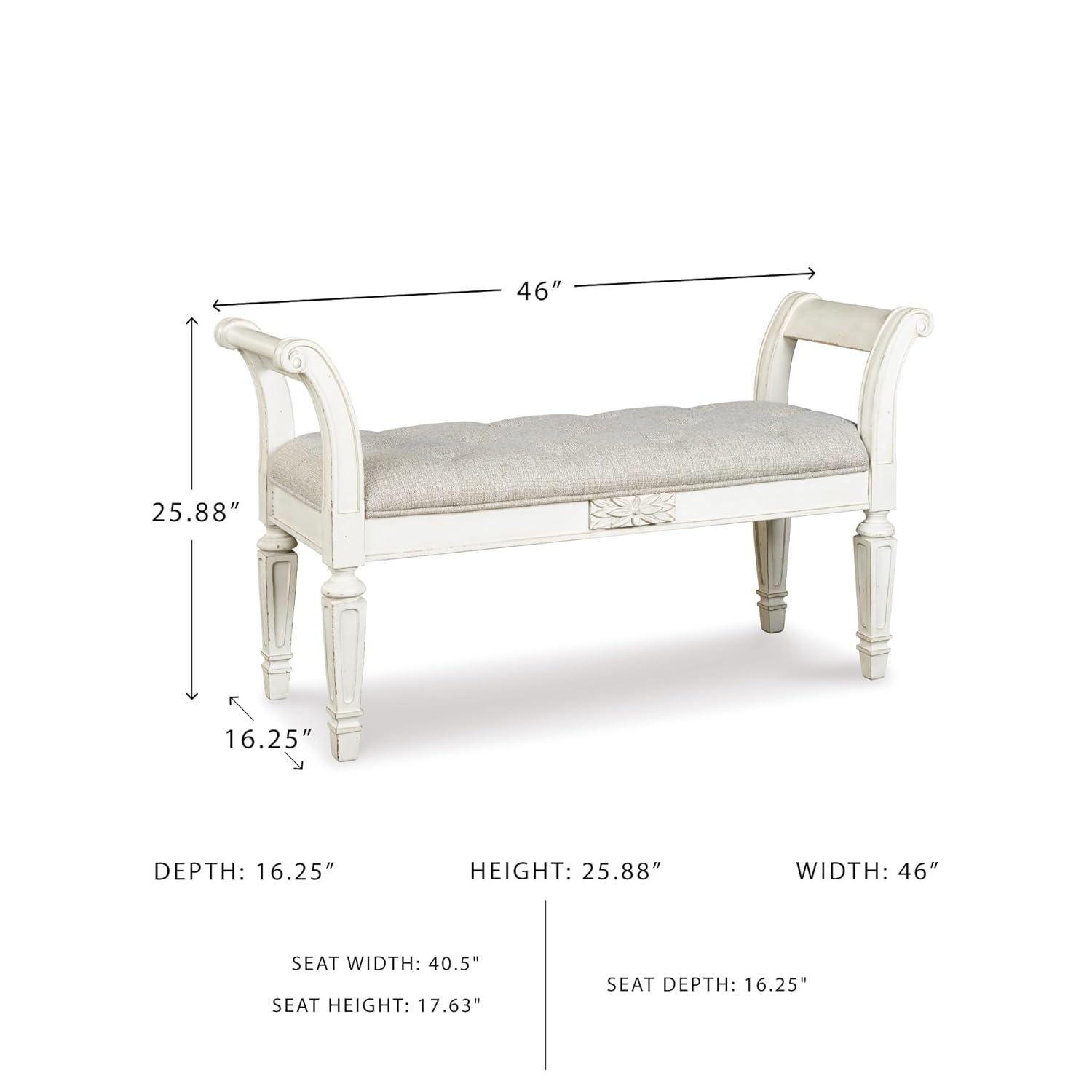 Kelly Clarkson Home Hayley Polyester Upholstered Bench