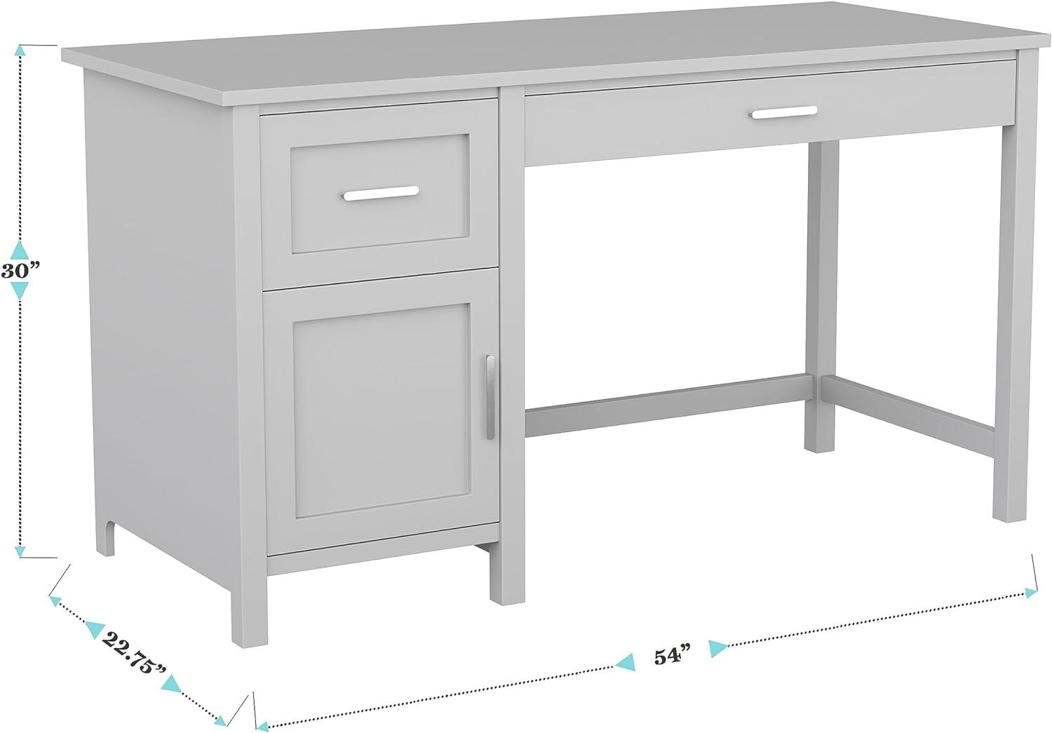 Teague Martha Stewart Shaker Style Home Office Desk with Storage