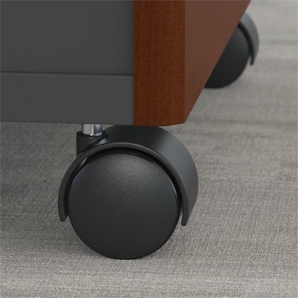 Series C L Shaped Desk with Mobile File Cabinet