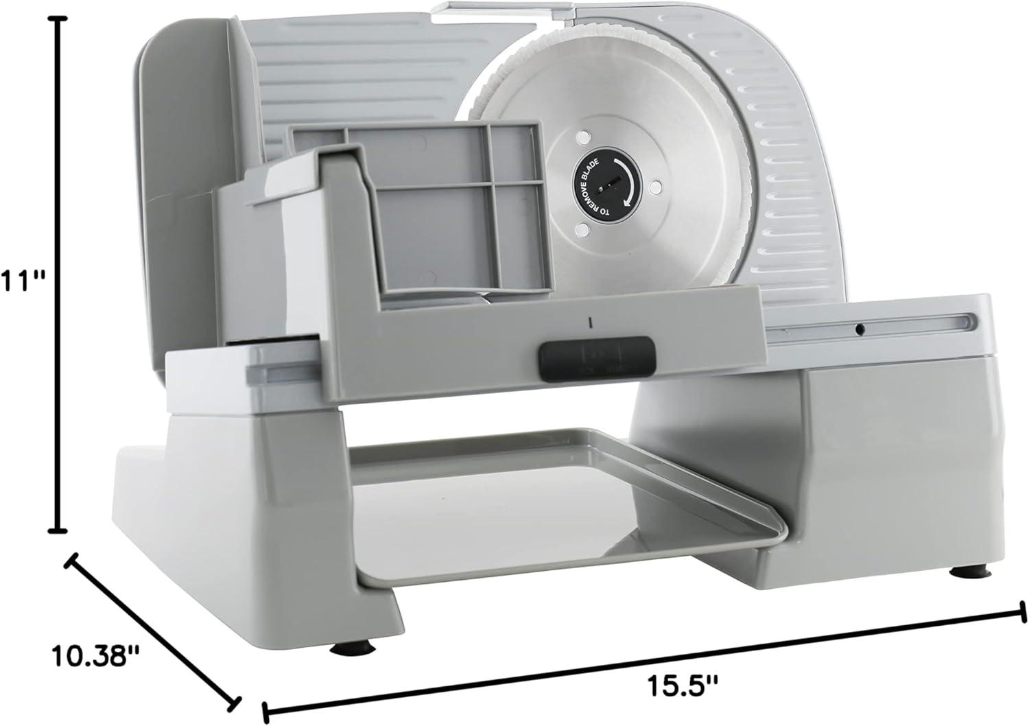 Chef's Choice Electric Meat Slicer with Stainless Steel Blade, 7-Inch, Silver, 609A