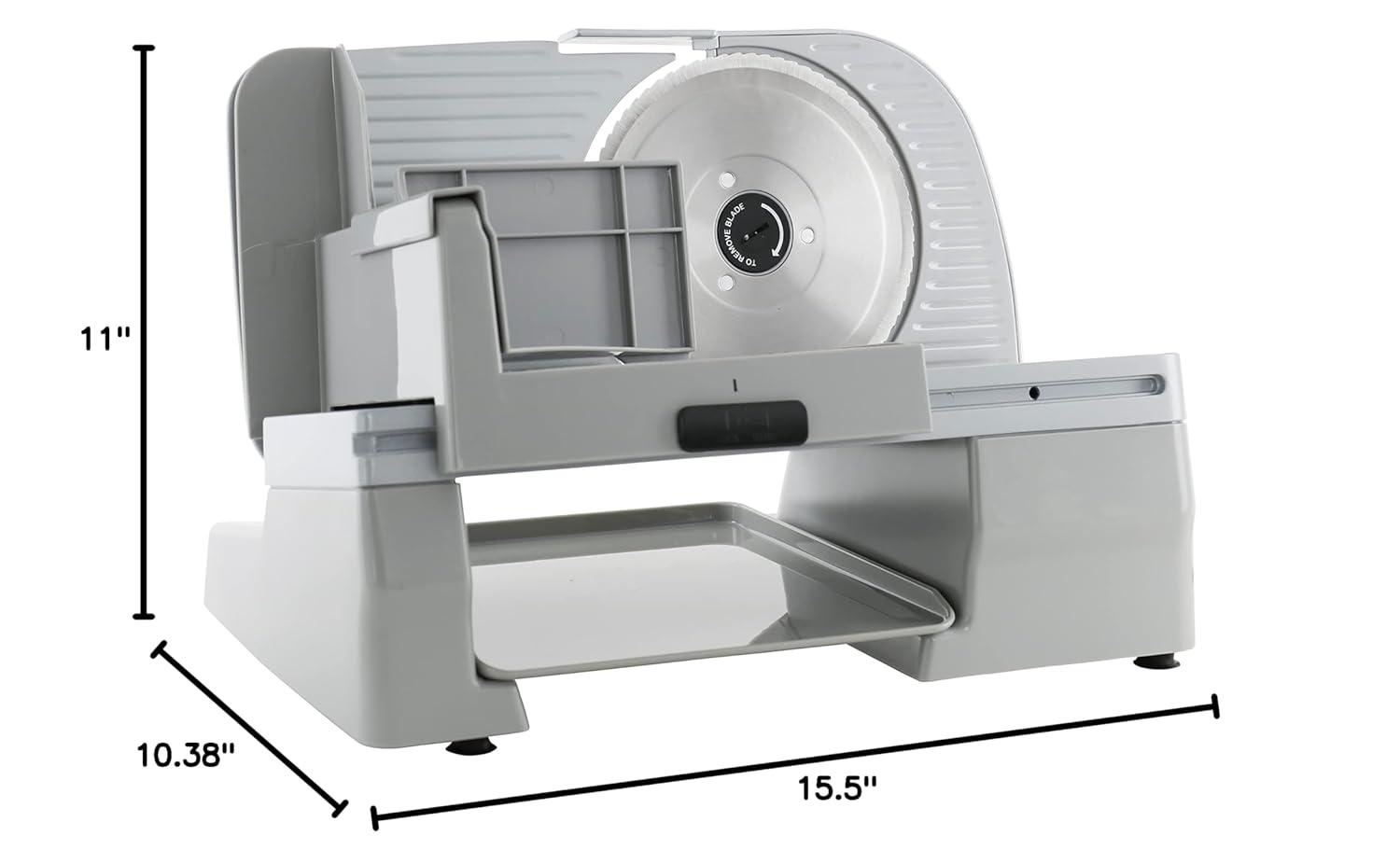 Chef's Choice Electric Meat Slicer with Stainless Steel Blade, 7-Inch, Silver, 609A