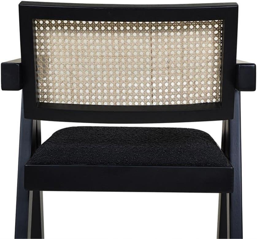 Jennifer Taylor Home Milan 29.5" Modern Resin Webbing Back Bar Stool with Arms