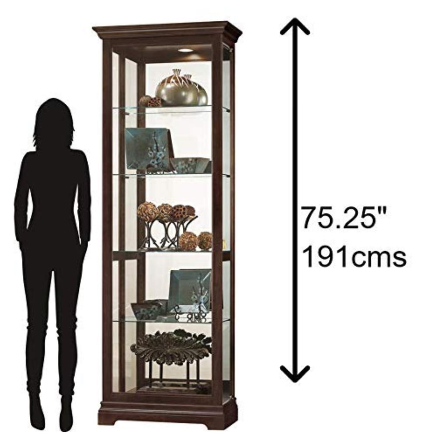 Howard Miller Brantley Curio Cabinet 680671 Espresso
