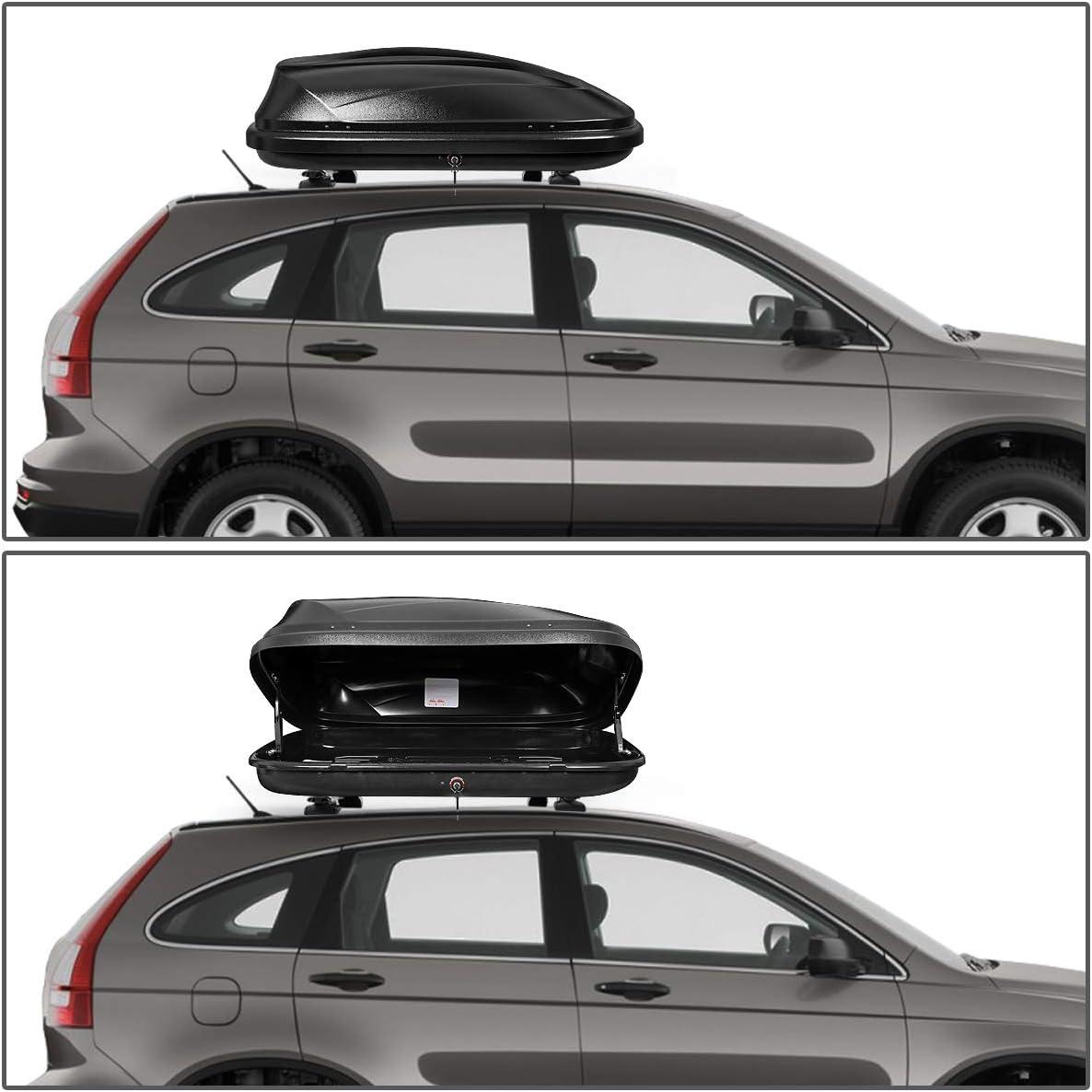 DNA Motoring Lightweight Waterproof Automotive Cargo Boxes, Black, 53" x 34" x 15"