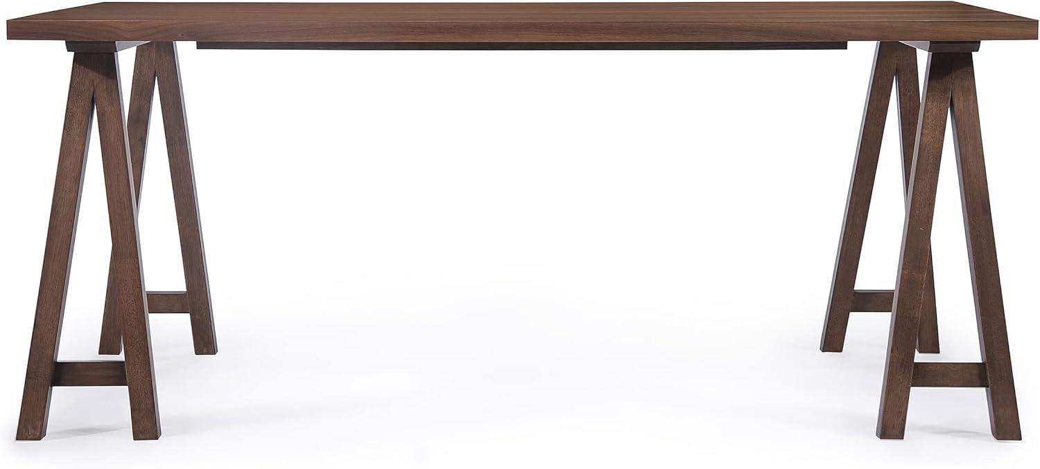 Sabine 71" Rectangular Farmhouse Wood Dining Table: Seats 8, Rubberwood & Oak - Christopher Knight Home