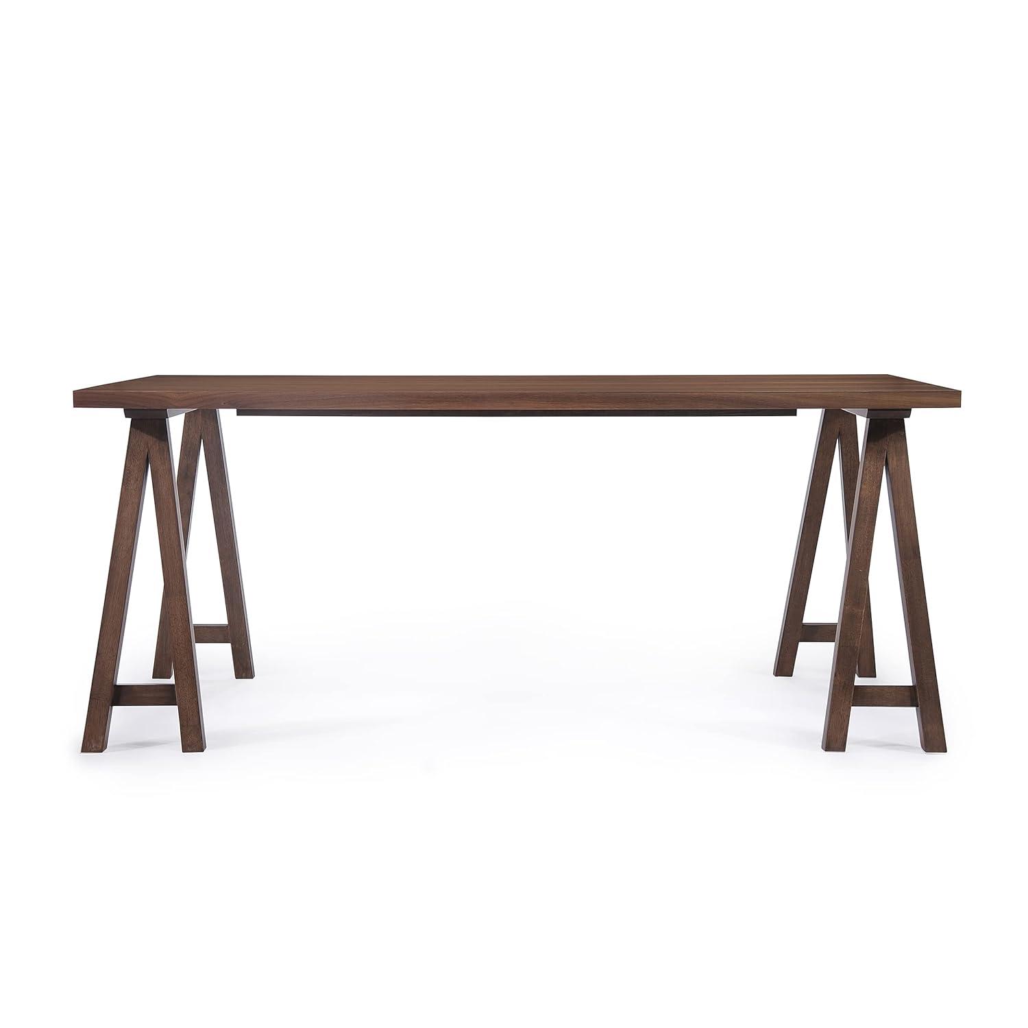 Sabine 71" Rectangular Farmhouse Wood Dining Table: Seats 8, Rubberwood & Oak - Christopher Knight Home
