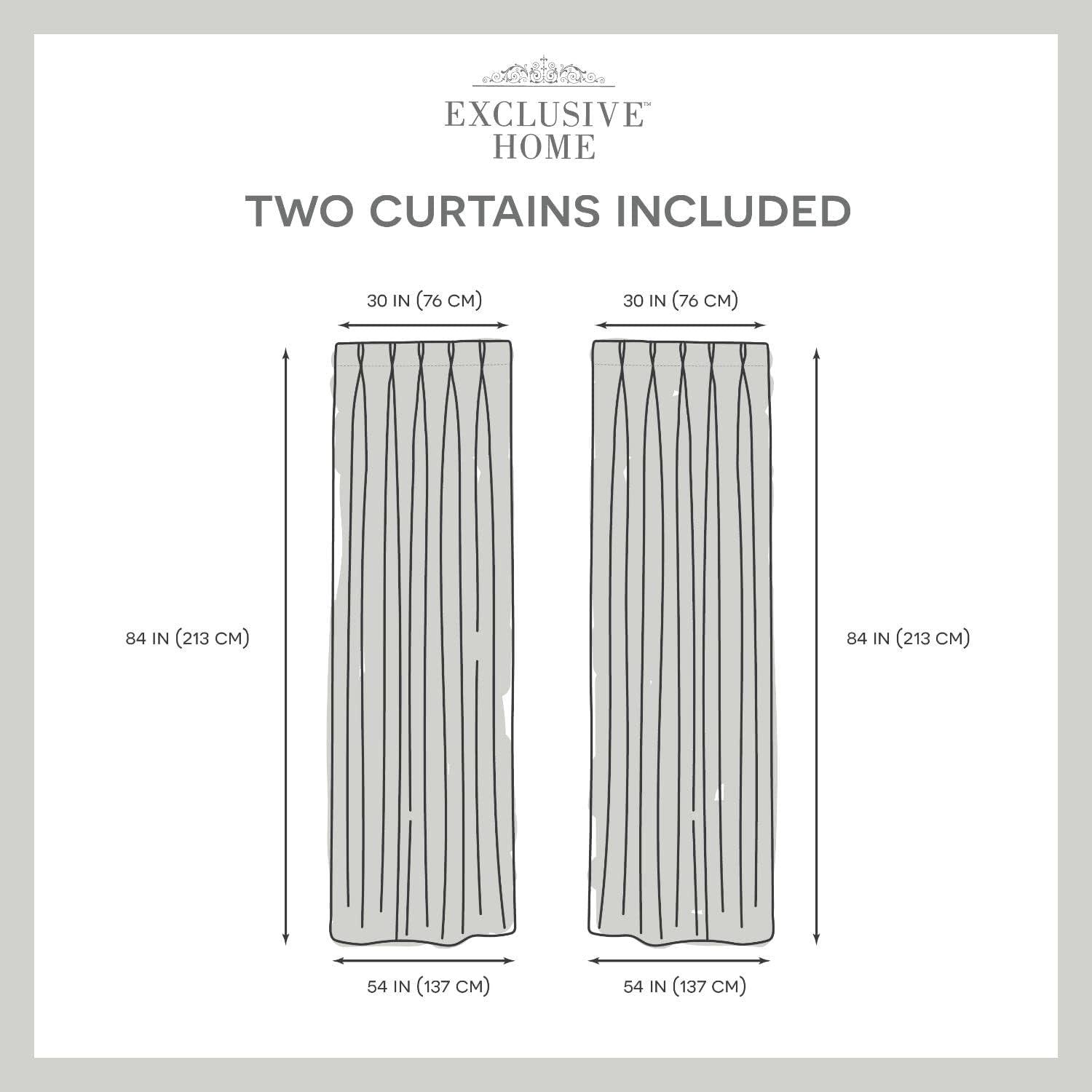 Amalgamated Textiles Polyester Curtain Pair