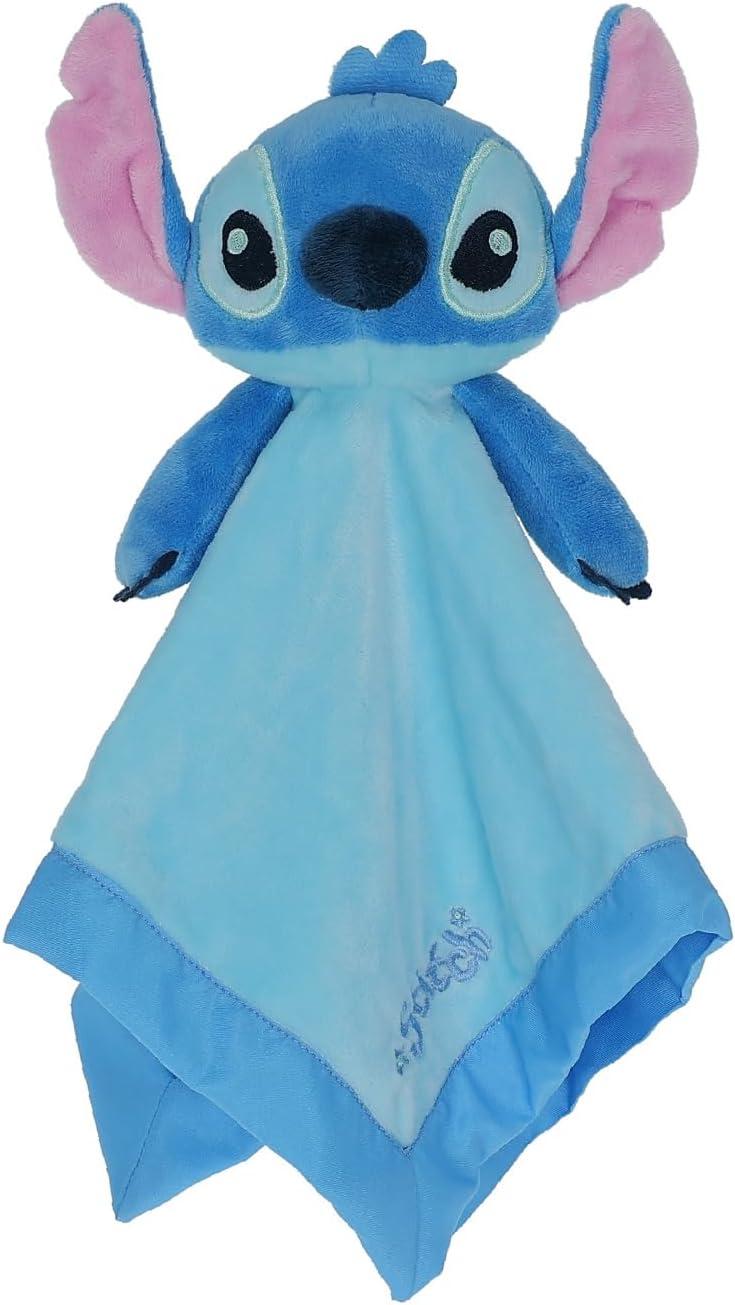 Disney Stitch Snuggle Stuffed Animal 12 Inch Security Blanket Toy