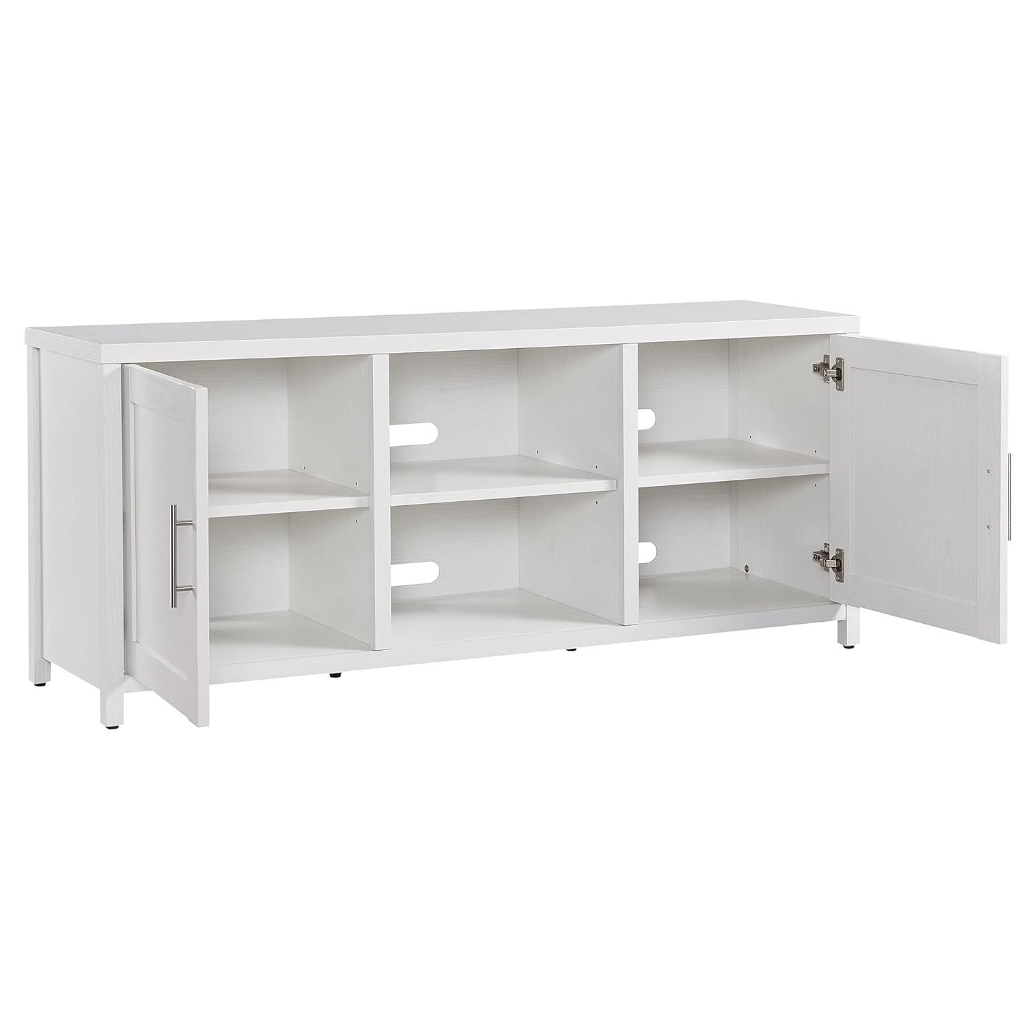 Evelyn&Zoe Strahm Rectangular TV Stand for TV's up to 65", White