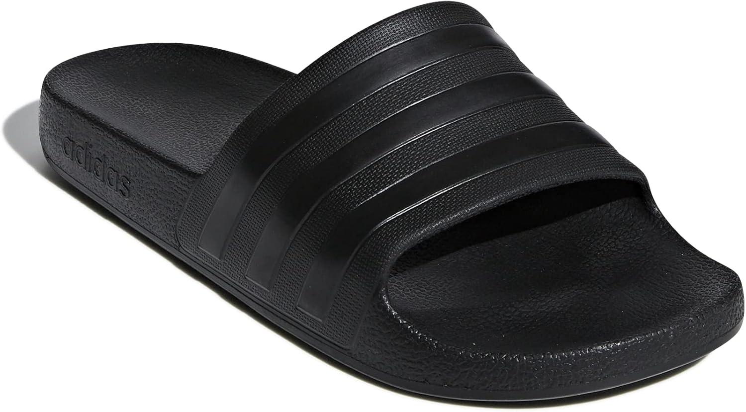 Core Black Unisex Aqua Slide with Cushioned Footbed