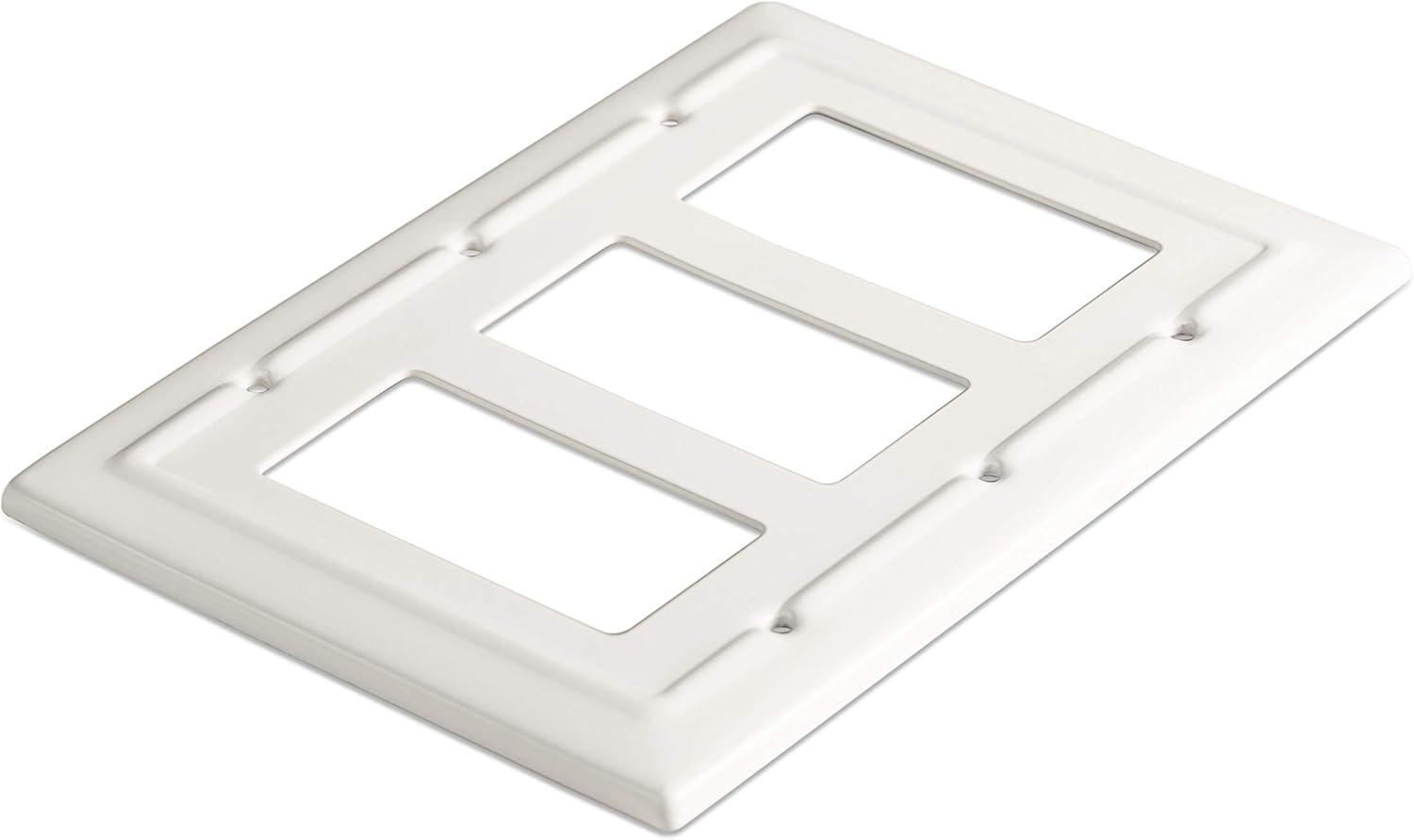 Architectural 3 - Gang Rocker Standard Wall Plate