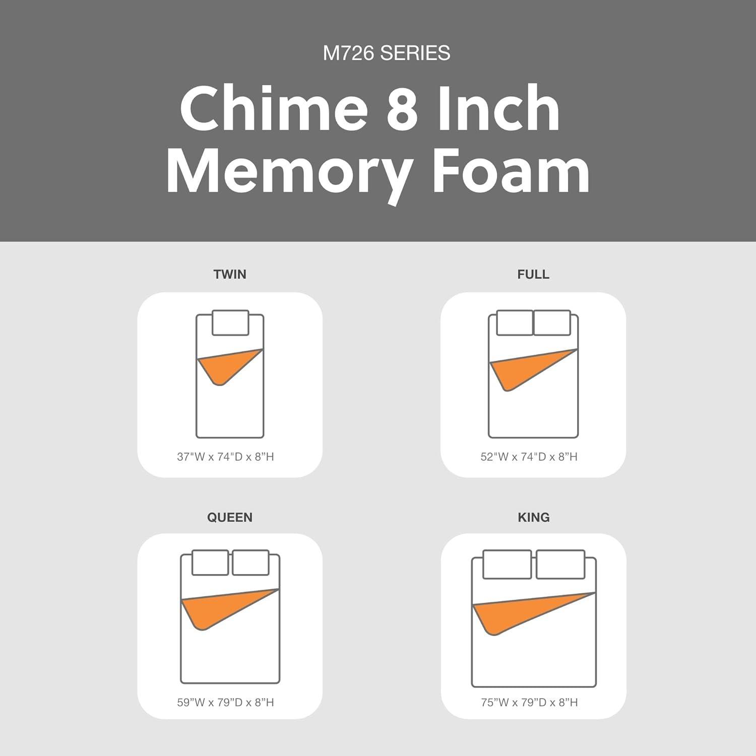 Signature Design by Ashley Chime Medium Memory Foam Mattress