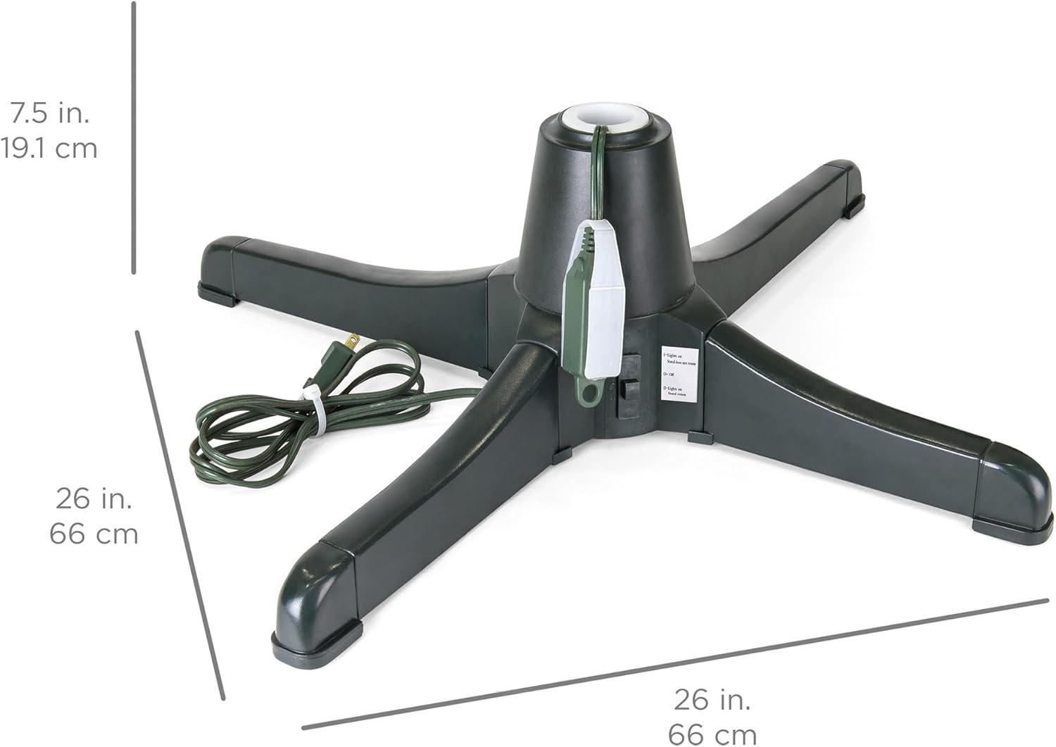 Best Choice Products 360-Degree Rotating Christmas Tree Stand for Up To 7.5ft Artificial Tree w/ 3 Settings