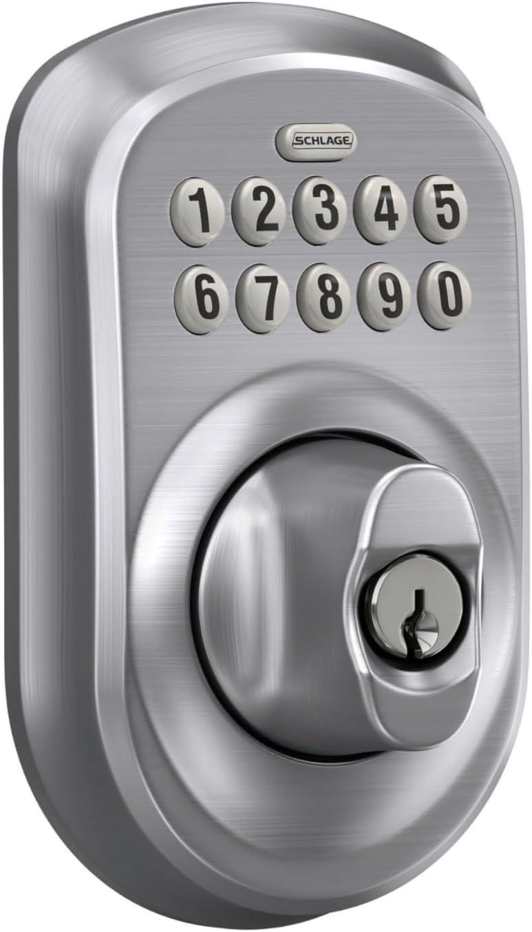 Schlage Schlage Keypad Deadbolt with Plymouth Trim