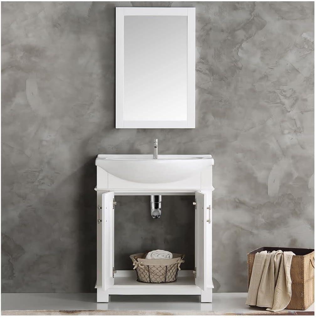 Hartford 30" Freestanding Single Traditional Bathroom Vanity w/ Integrated Sink -Faucet Not Included