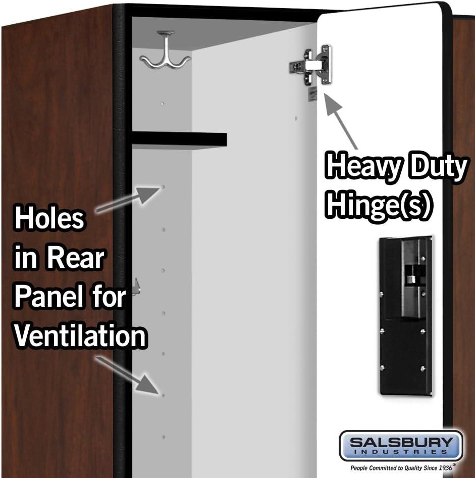 Manufactured Wood 2 - Tier 36'' Gym Locker with Padlock