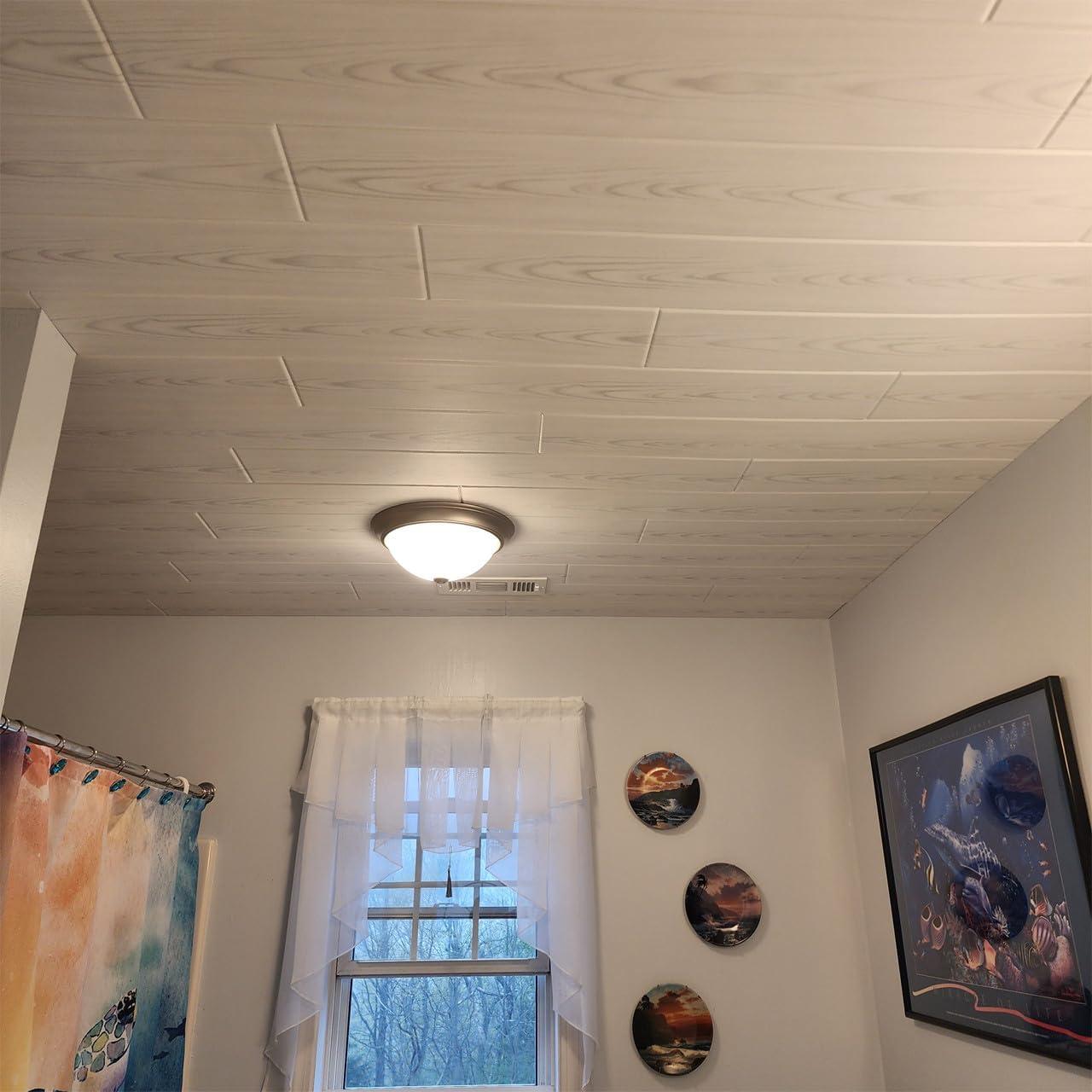 Foam Wood Glue-Up Ceiling Planks 39 in. x 6 in.