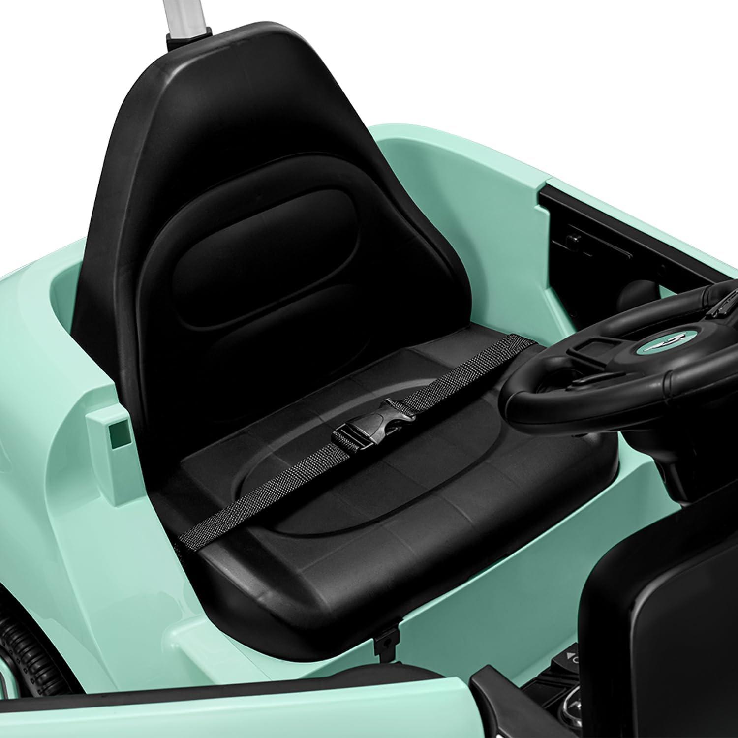 Jetson Mako Electric Motor Assist Ride-On Push Car - Green: Remote Control, Charger Included