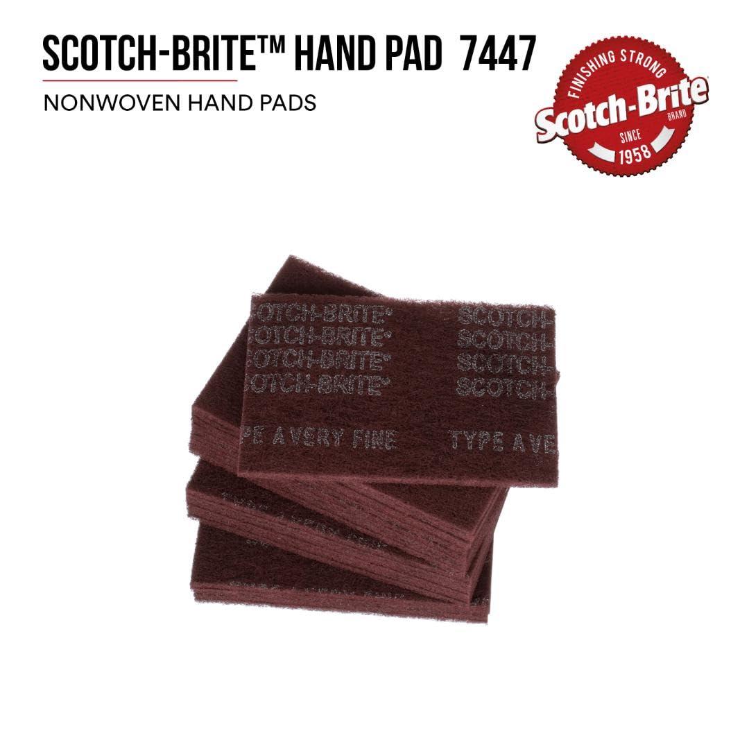 3M Automotive 7447 Maroon Scotch Brite Pad