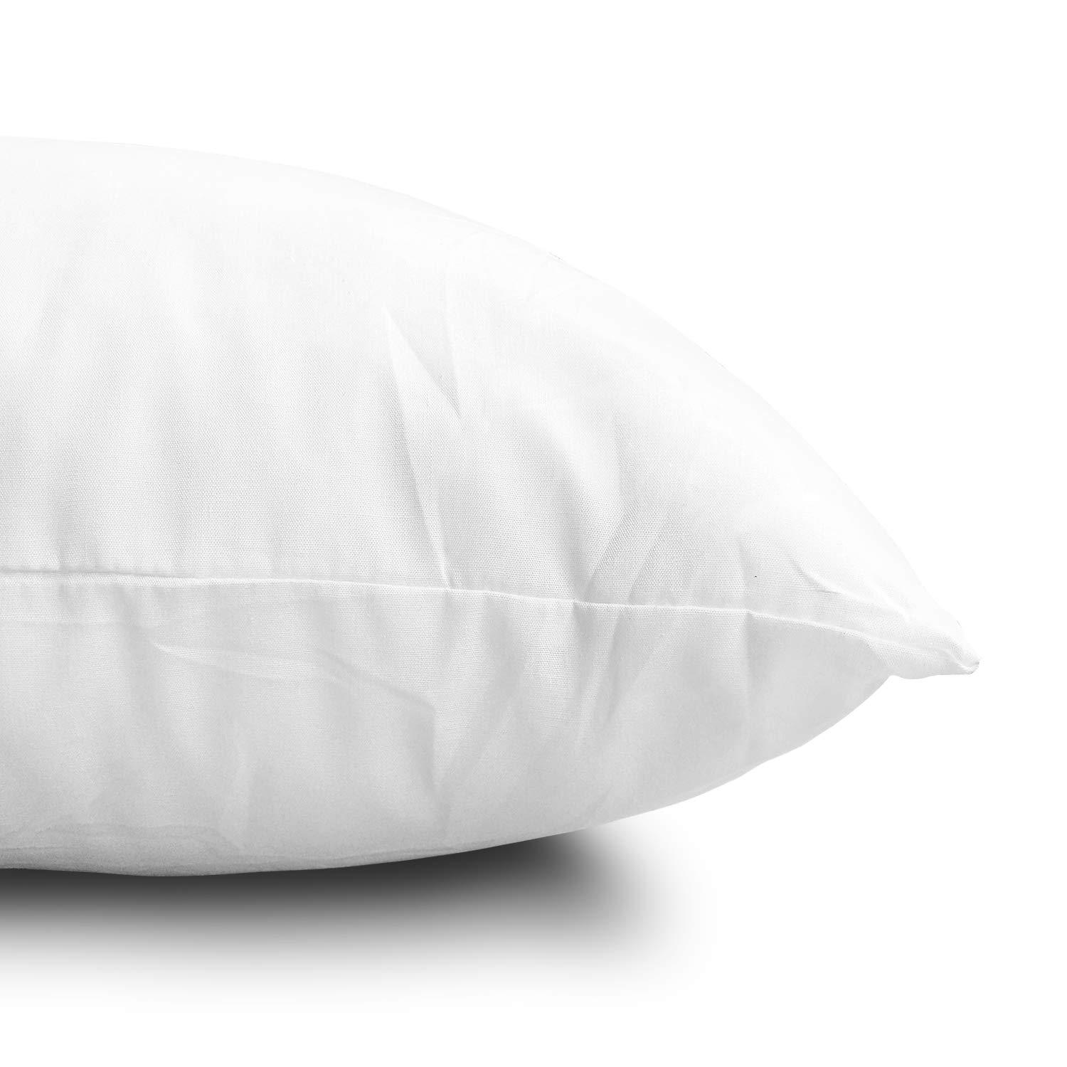 Linjieee Large Throw Pillows for Couch 24x24 2-Piece Non-woven Pillow Core Substitute Polyester Square Pillow Core