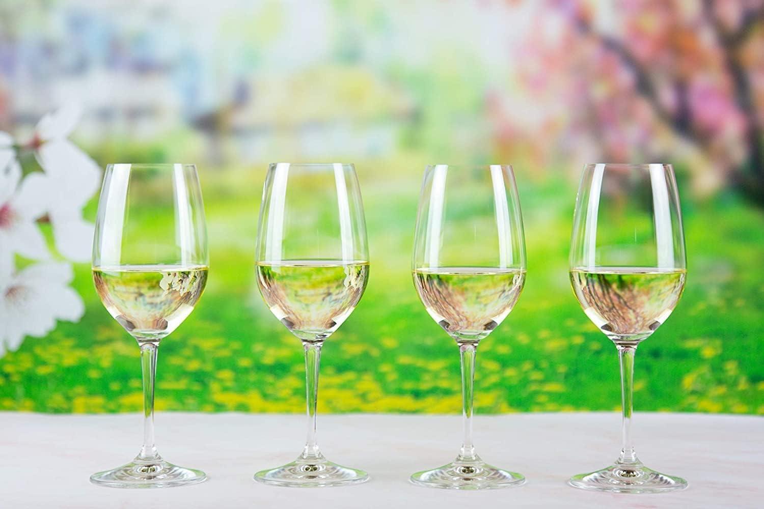 Nachtmann ViVino Crystal Clear White Wine Glasses Set of 4