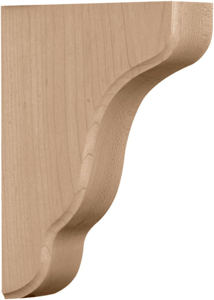 Plymouth Red Oak 7.5" Hand-Carved Wood Corbel