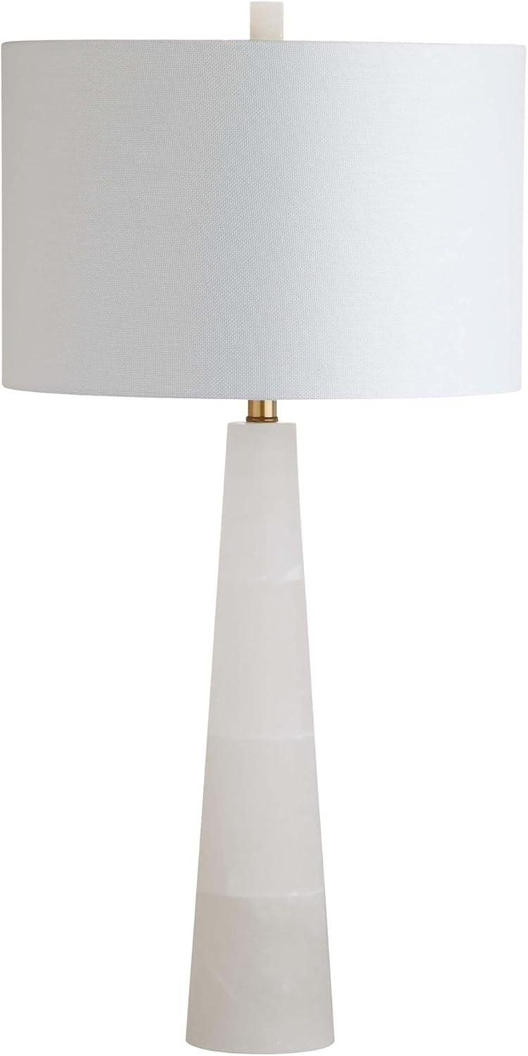 Delilah Alabaster Table Lamp - White - Safavieh.