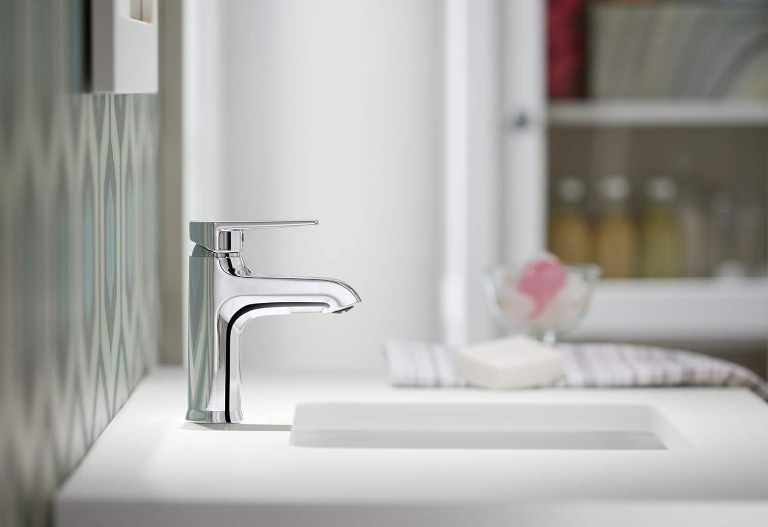 Hint Collection Polished Chrome Single-Handle Bathroom Faucet