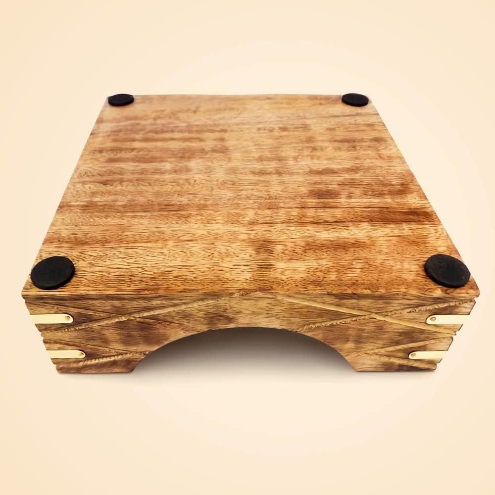 Vintiquewise Tabletop Decorative Wood Napkin Holder for Kitchen, Dining Table and Counter Tops