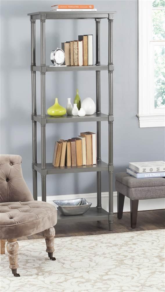 Odessa Bookcase - AMH5721 - Grey - Safavieh Couture
