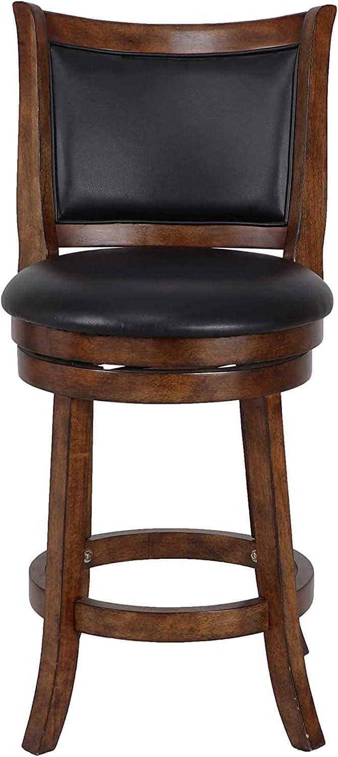 New Classic Furniture,Furniture Bristol 24" Solid Wood Counter Stool In Brown