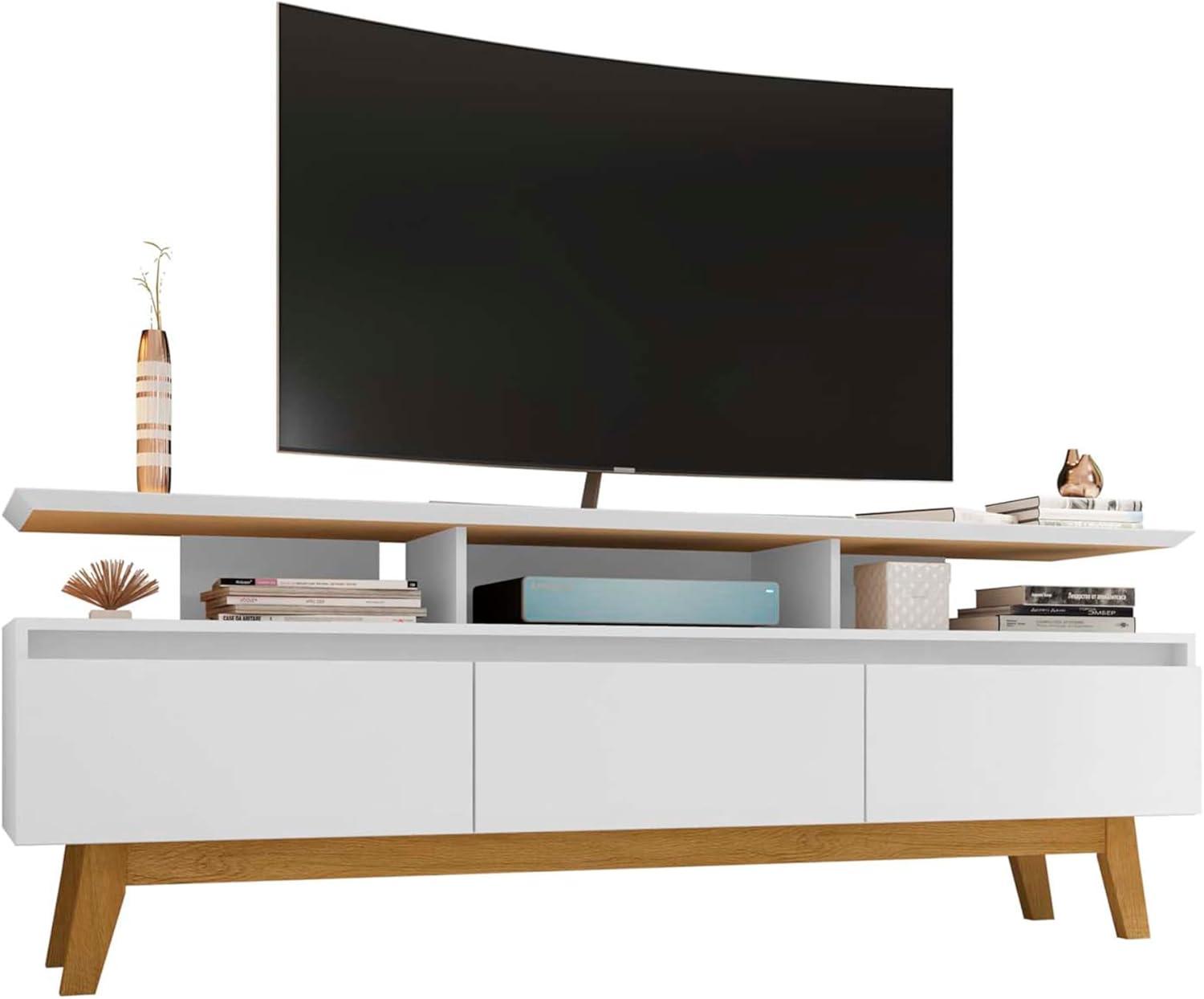 Yonkers TV Stand for TVs up to 65" - Manhattan Comfort