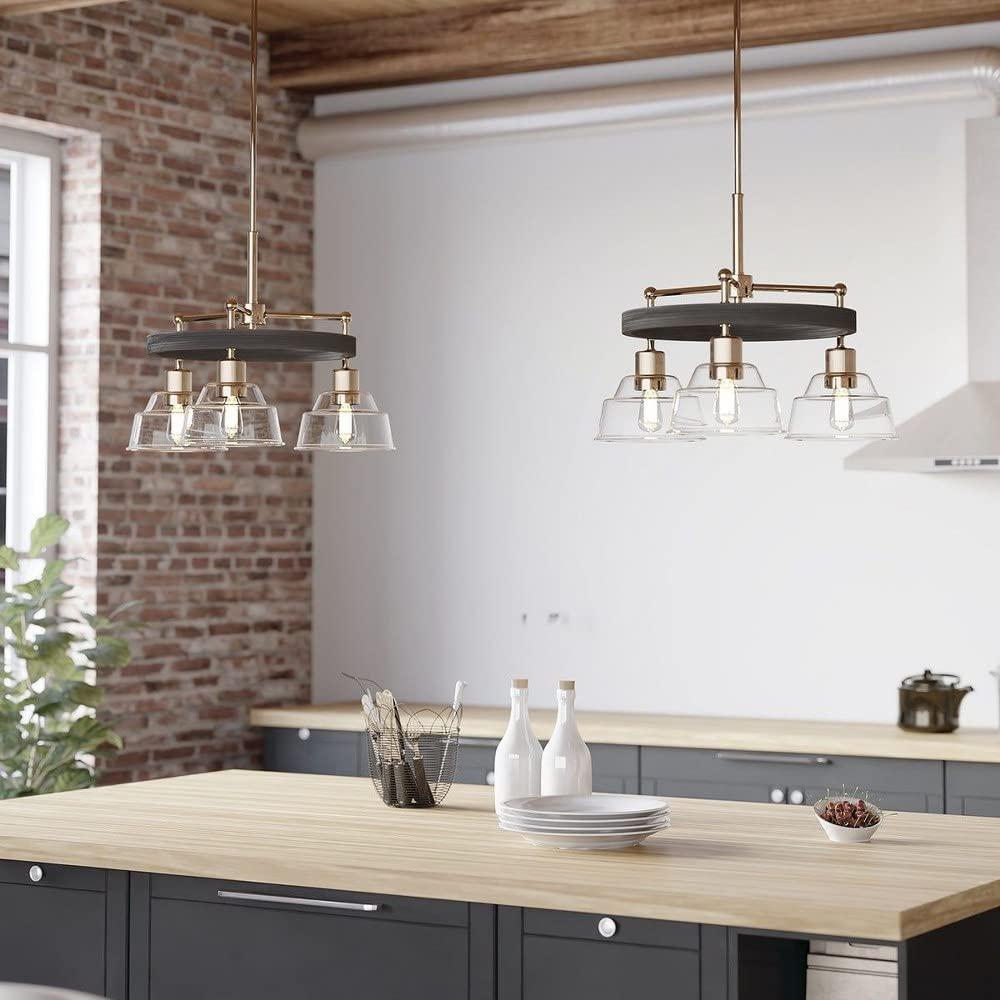 Kichler Lighting Eastmont 3 - Light Chandelier in  Brushed Brass