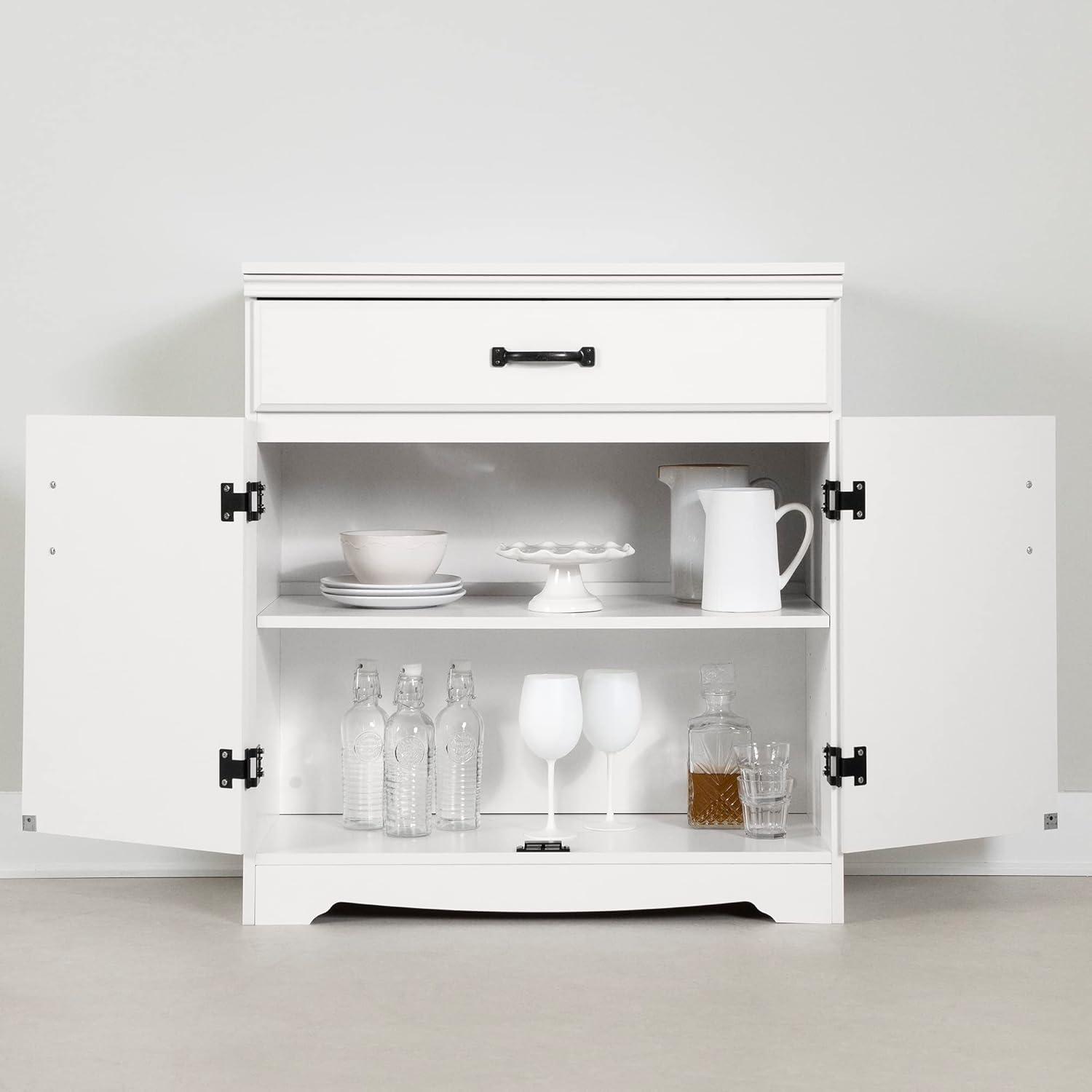 South Shore Harma, Kitchen Cabinet, Pure Whit