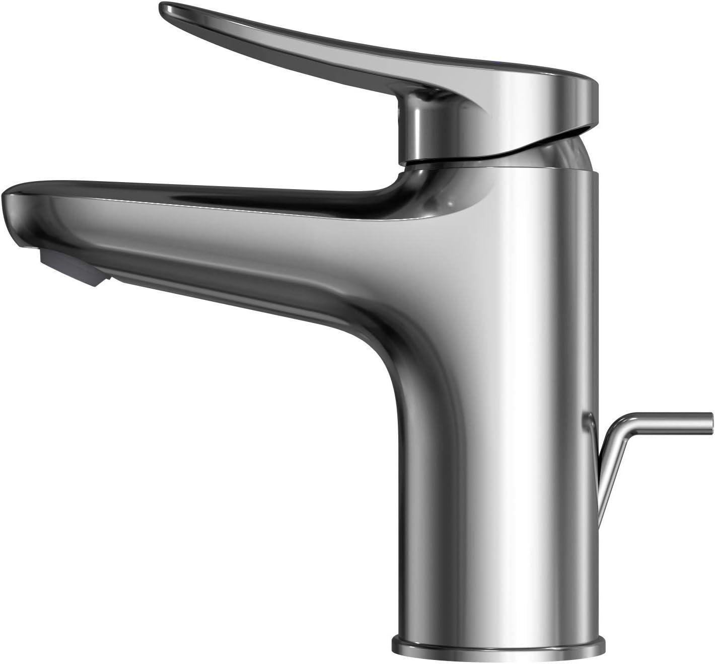 LF Single Hole Bathroom Faucet with Drain Assembly