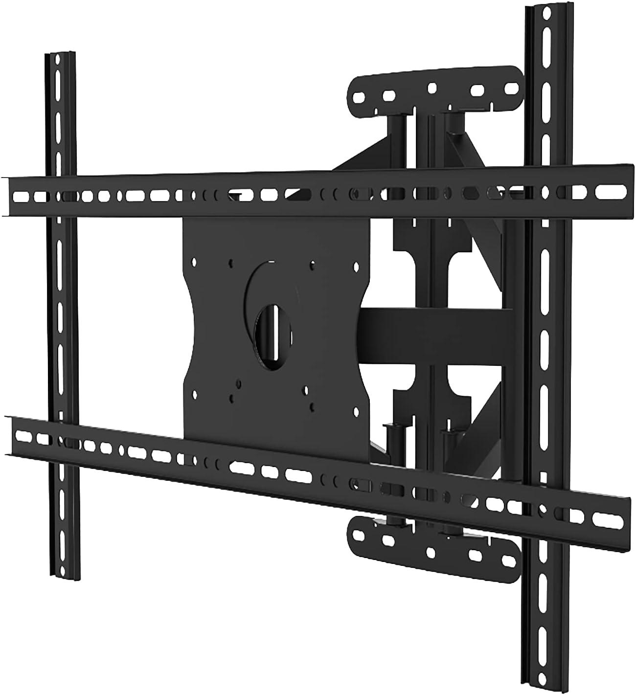 Sylvox Full Motion Outdoor TV Wall Mount for 40-75 inches, with Flexible 6 Articulating Dual Arms for Flat Curved Screen TV