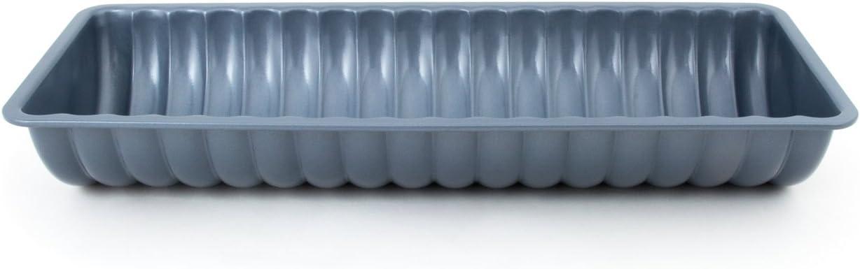 Fox Run Non-Stick Carbon Steel Rehrucken/Almond Cake Loaf Pan, 4.75" x 12.25" x 2"