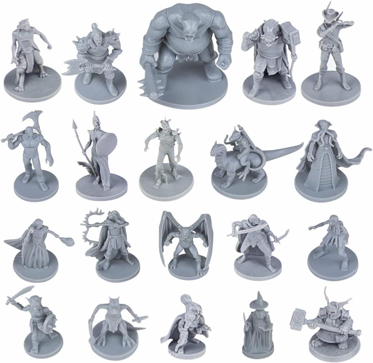 Path Gaming Fantasy Tabletop Miniatures for Dungeons and Dragons Miniatures, 20 Piece Pack