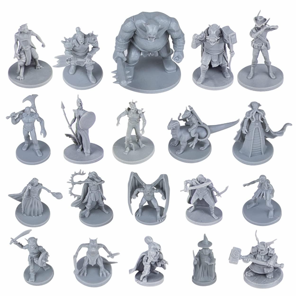 Path Gaming Fantasy Tabletop Miniatures for Dungeons and Dragons Miniatures, 20 Piece Pack