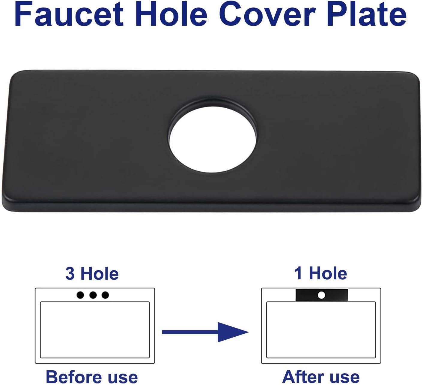 Faucet Plate Hole Tap Cover Bathroom Sink Tap Cover Plate For Single Hole Faucet