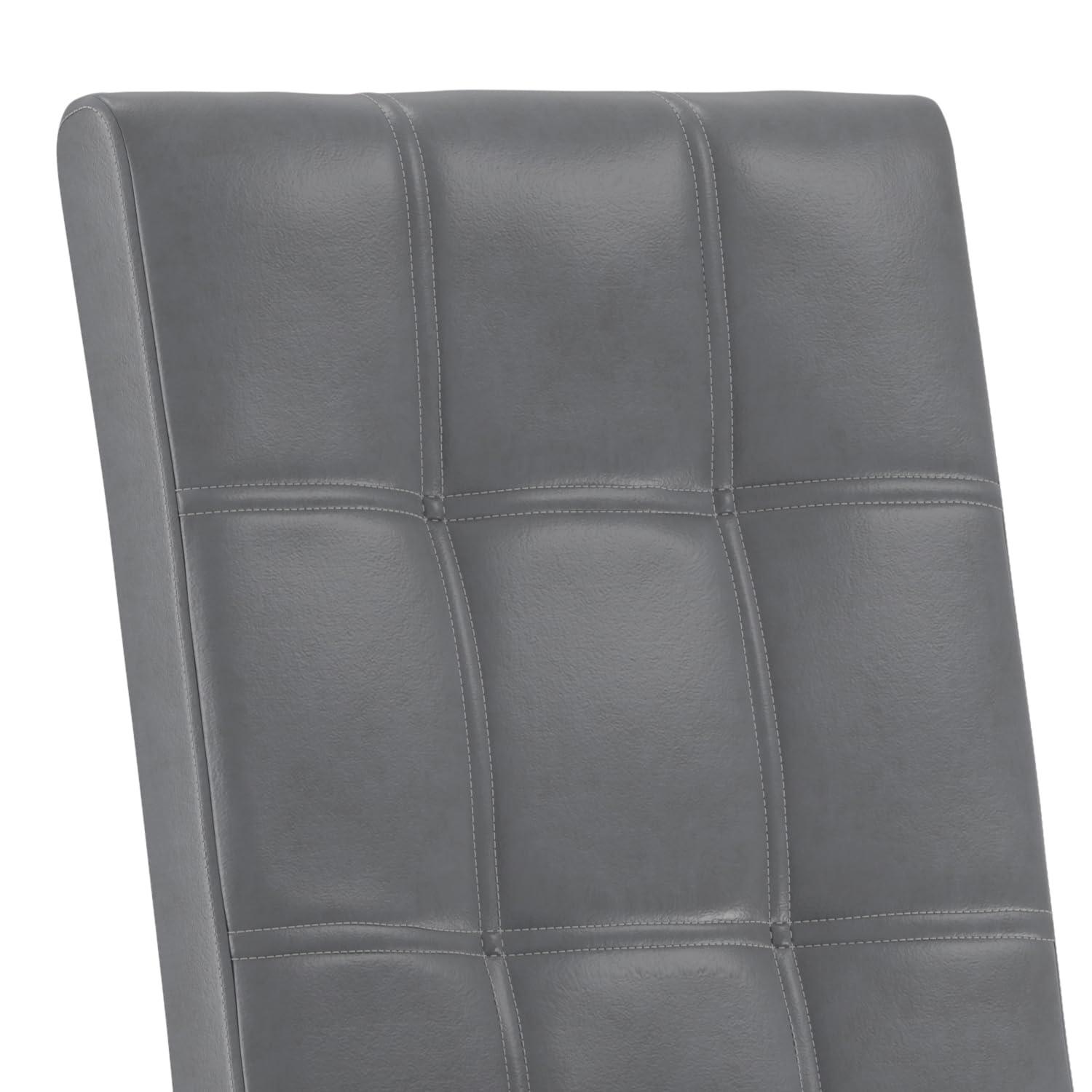 Simpli Home Ezra Dining Chair (Set of 2) in Stone Grey
