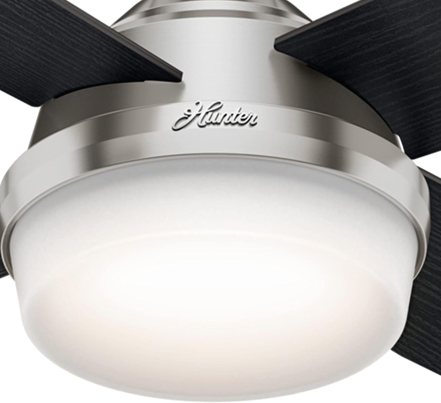 Dempsey 52" 4 - Blade Contemporary Indoor Ceiling Fan with Lights and Remote