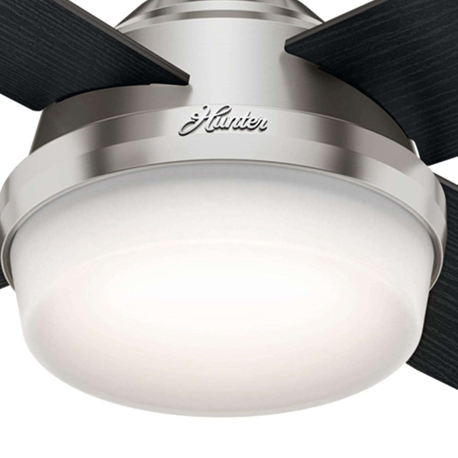 Dempsey 52" 4 - Blade Contemporary Indoor Ceiling Fan with Lights and Remote