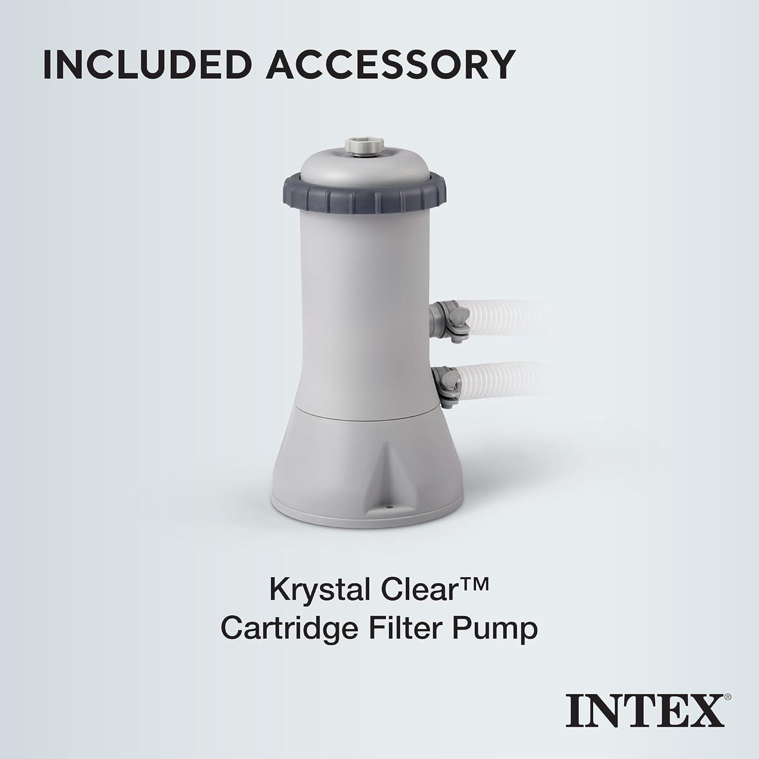 Intex 15FT X 48IN GREYWOOD PRISM FRAME PREMIUM POOL SET